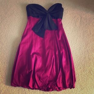 Formal Pink and Black dress